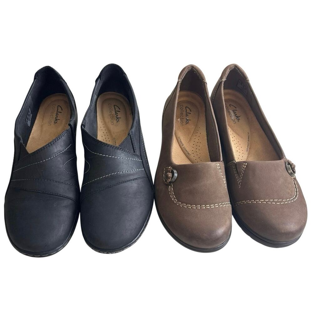 Bundle of 2 Clarks Ultimate Comfort Shoes | Women’s US 7.5